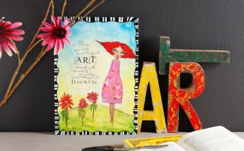 Van boek naar deco – Art journaling Art journaling