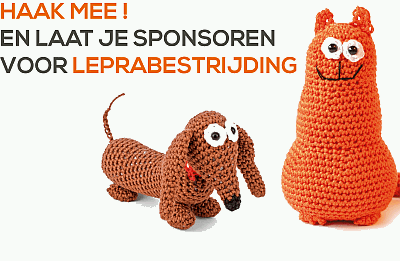 Haakathon op de WereldLepraDag Haakathon