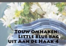 Aan de Haak 4 – Little blue bag – Touw omhaken deel 2
