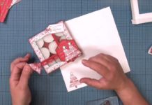 How to: Kerstkaart, doosje en label maken