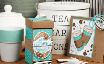 Theekadoosjes Zelfgemaakte theedoos