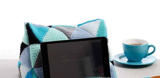 Haak je eigen tabletstandaard met het HobbyHandig tabletstandaard pakket! tabletstandaard