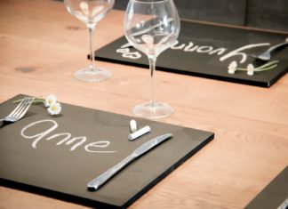 Persoonlijke placemat DIY placemat met krijtverf