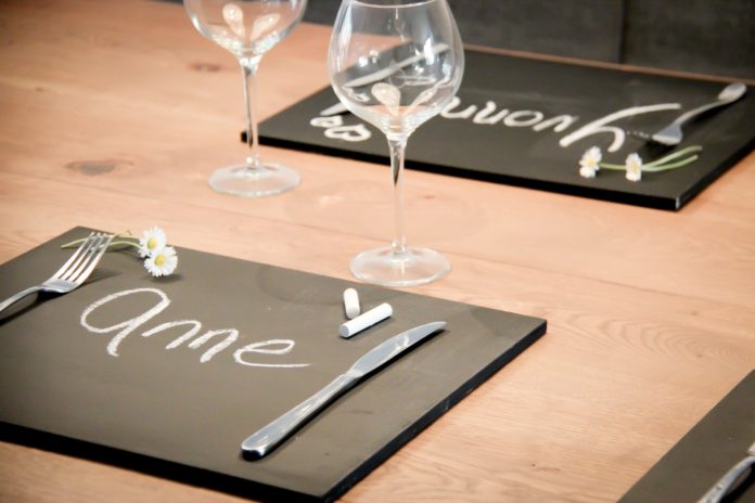 DIY placemat met krijtverf