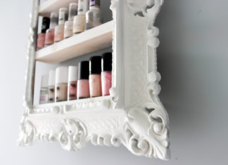 Nagellak opbergen met deze handige DIY opberglijst!