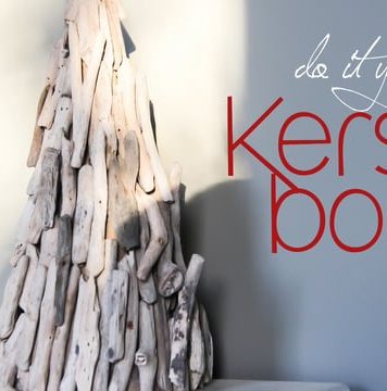 DIY kerstboom van sloophout