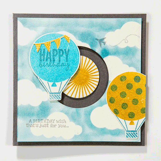 Luchtballon spinnerkaart