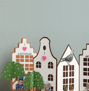 In Holland staat een huis grachtenpand