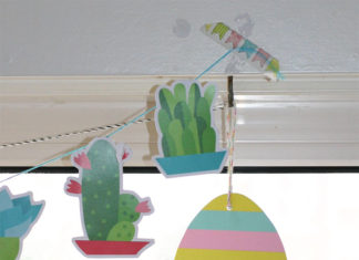 DIY papieren paasei met printable DIY papieren paasei printable