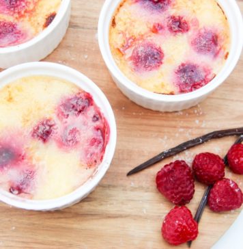 Frambozen crème brûlée