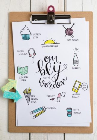 quote met kleine illustraties