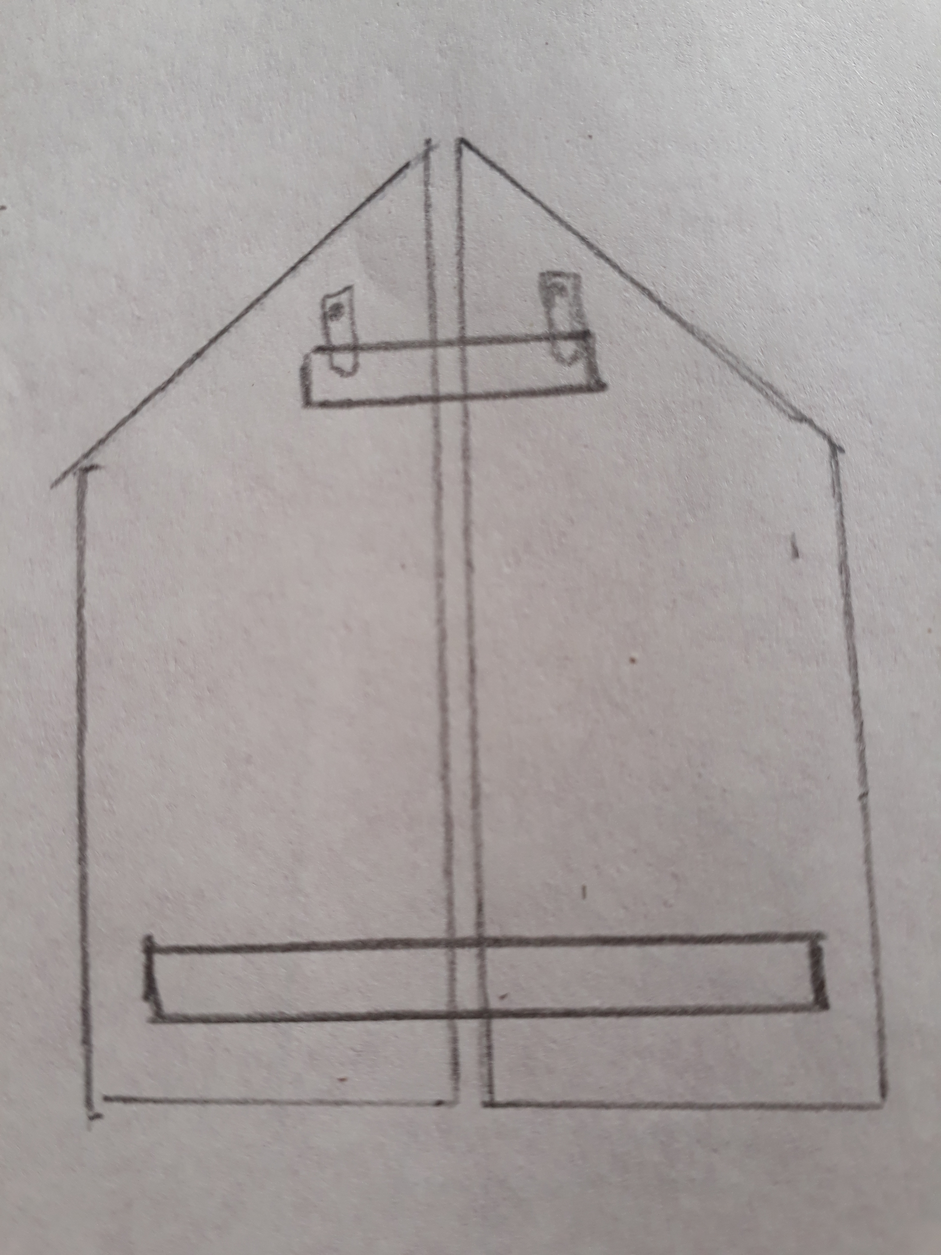 wandbord van hout
