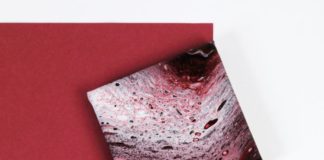 Abstract drieluik met Pouring Medium pouring medium