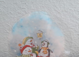 Kerstkaart sneeuwbol kerstkaart sneeuwbol
