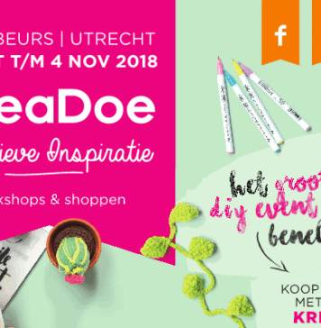 Kom naar KreaDoe, van 31 oktober tot en met 4 november