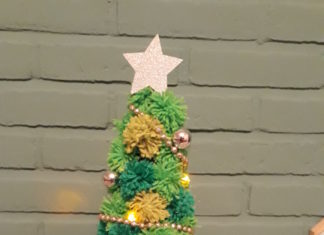 Wollige kerstboom Wollige kerstboom