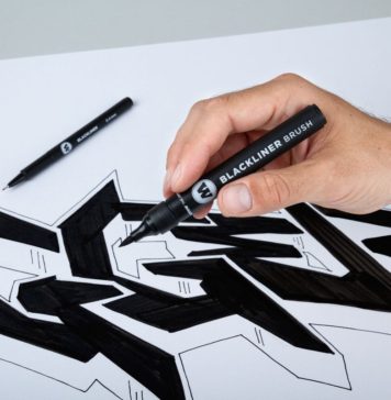 Molotow Blackliner Brush Marker