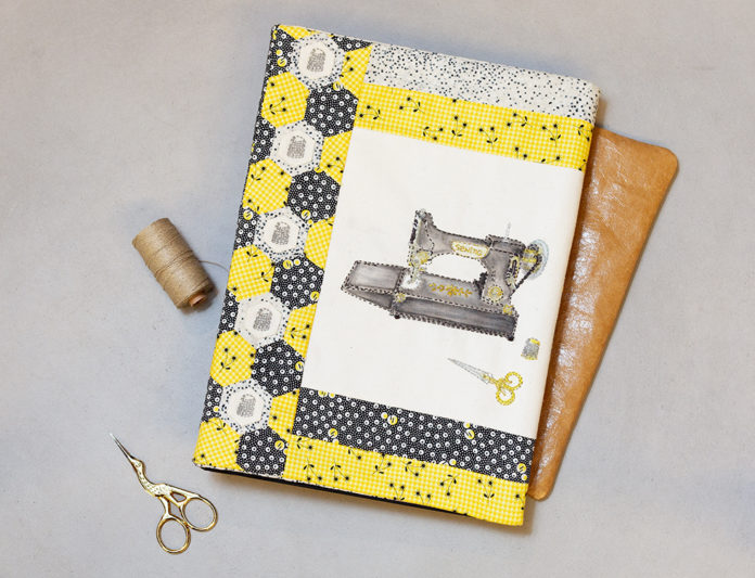 Notebook met hexagonnen