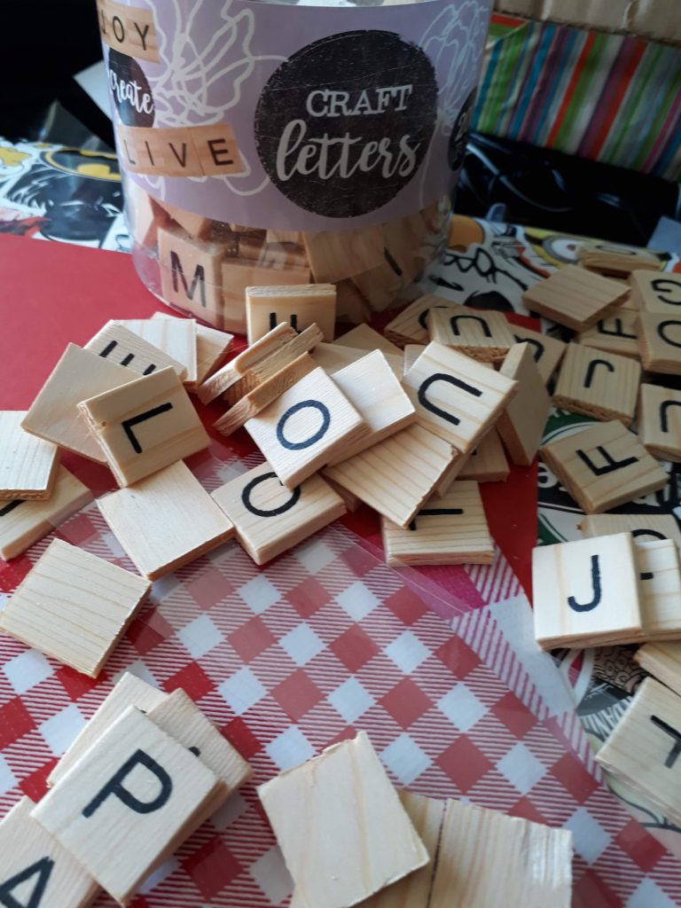 scrabble sleutelhanger