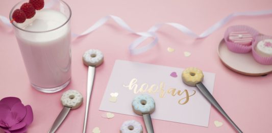 Donuts op een ijslepel!