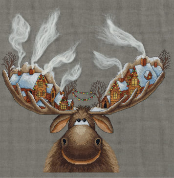 Christmas Moose