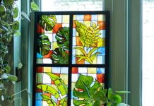 Raamwerk glas-in-lood Raamwerk glas-in-lood