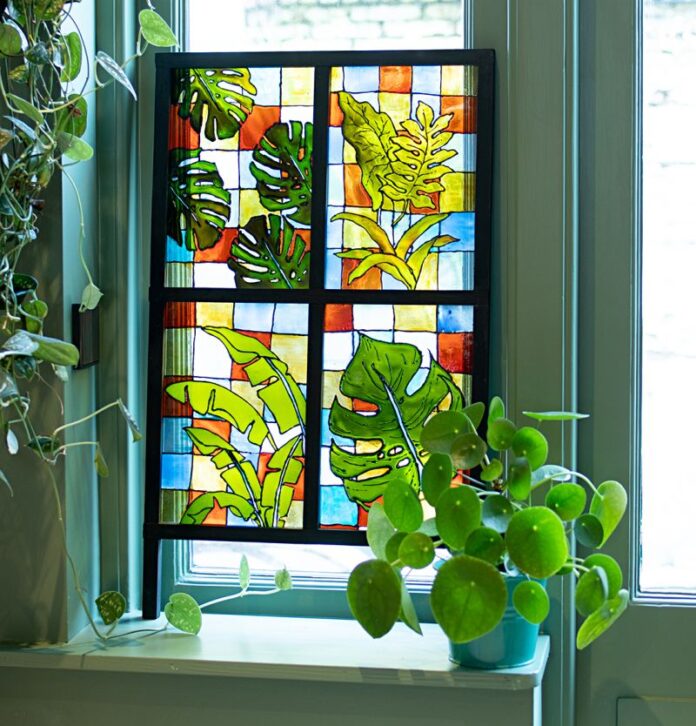 Raamwerk glas-in-lood
