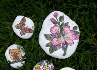 Hoe je Happy Stones maakt met stempels hoe je happy stones maakt met stempels