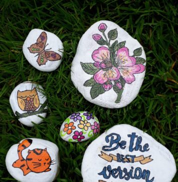 Hoe je Happy Stones maakt met stempels hoe je happy stones maakt met stempels