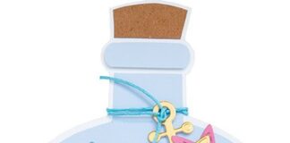 Vrolijke flessenpost