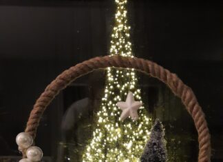 Winter tafereel voor Kerst Winter tafereel voor kerst