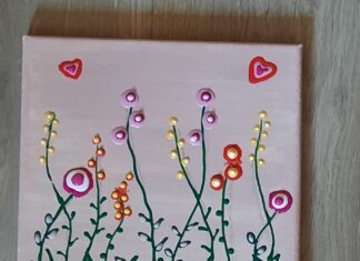 Blobpainten voor moederdag