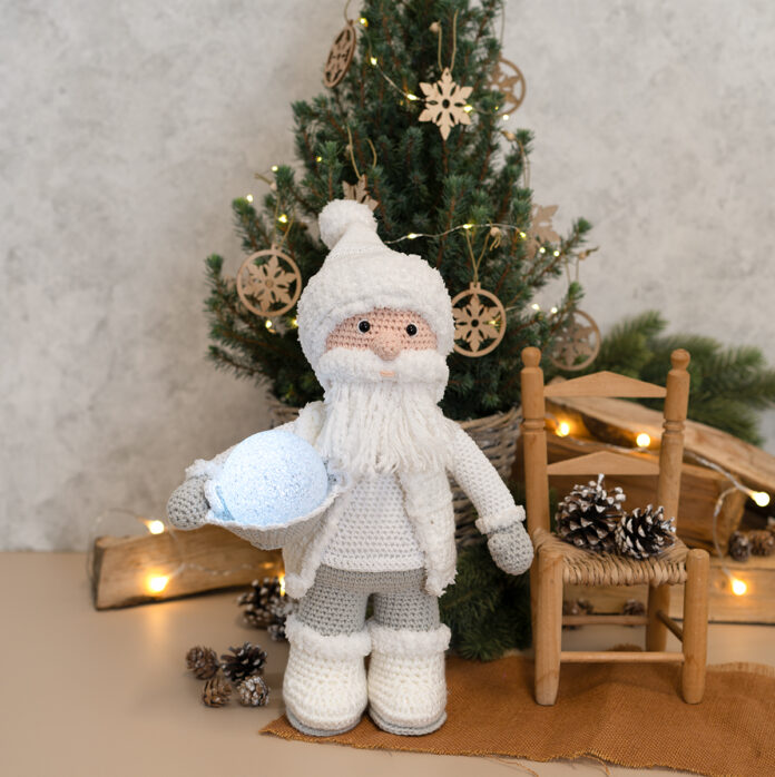 kerstman met lampje