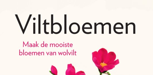 Maak de mooiste bloemen van wolvilt Cover viltbloemen