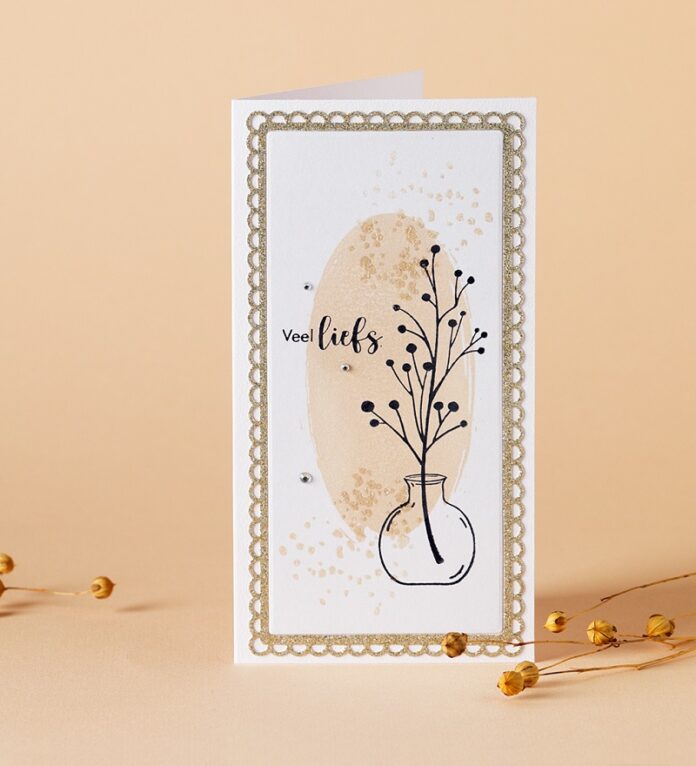 Voor wie maak jij deze eenvoudige, maar elegante kaarten?