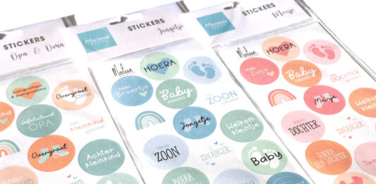 Nieuwe stickervellen van Marianne Design