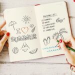 Summer,Beach,Vacation,Planning,Journal,Concept