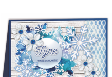Fijne wintervakantie winter kaarten maken