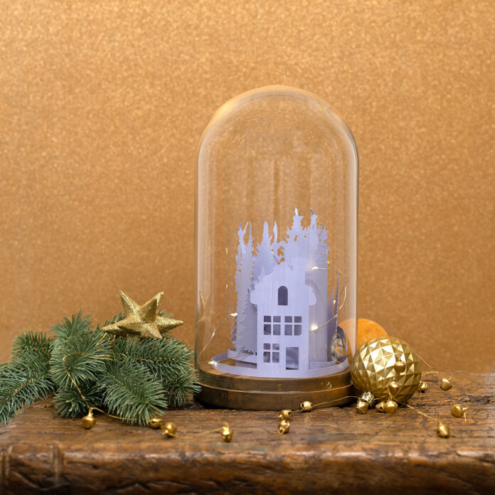 stolp snijplot papier kerst