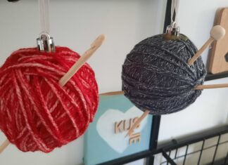 Kerstbal voor haak en brei fanaten kerstbal voor haak en brei fanaten