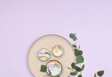 Kunstwerk in een dekseltje