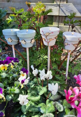 van bloempotje naar tuinlicht