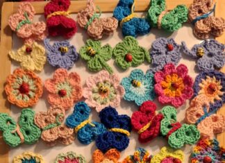 Magneten met bloem magneten met bloemen