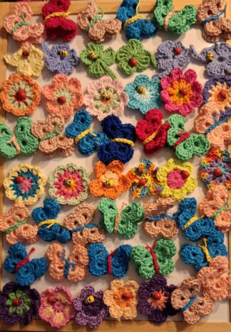 magneten met bloemen