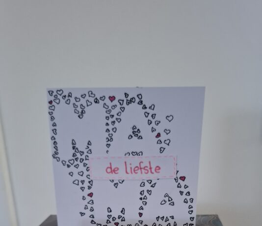 Moederdagkaart met hartjes moederdagkaart met hartjes