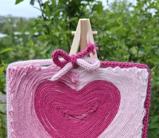 Oefenen met canvas en wolletjes