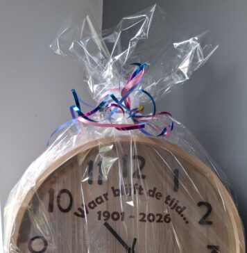 cadeau idee – Klok met tekst cadeau idee - tekst op klok