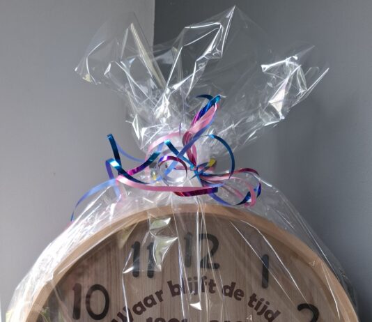 cadeau idee – Klok met tekst cadeau idee - tekst op klok