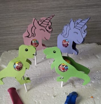 Traktatie idee – lolly houder traktatie idee - lolly houder