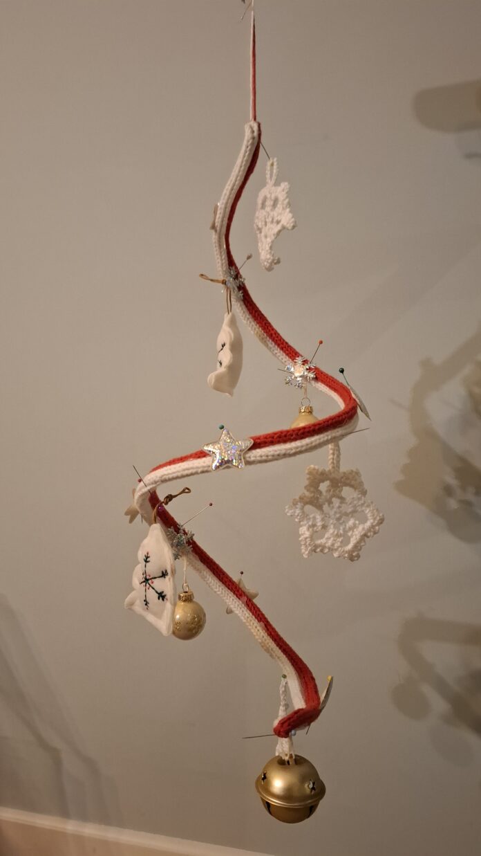 kerstmobiel met punniken